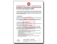 HCS persondataforordning - engelsk version